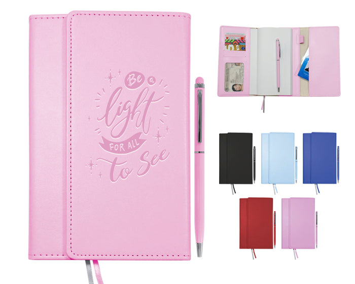 Libreta tipo agenda- cubierta tipo cartera