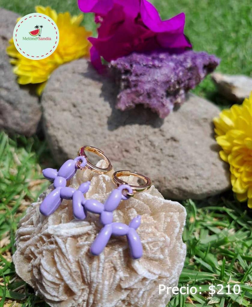 Aretes Balloon Dog