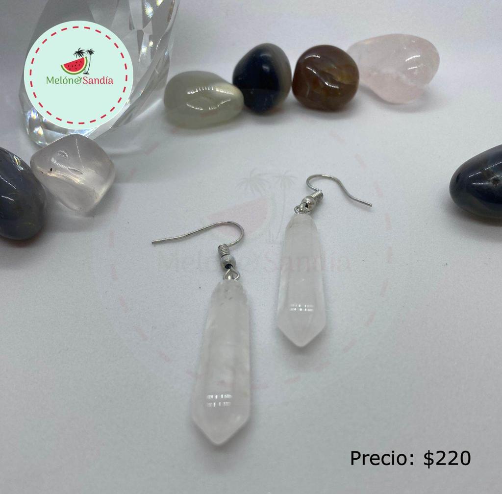 Aretes Cuarzos