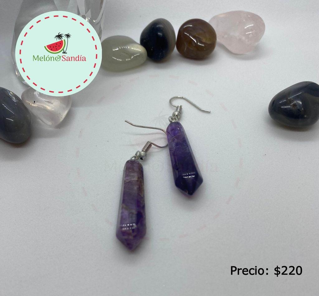 Aretes Cuarzos