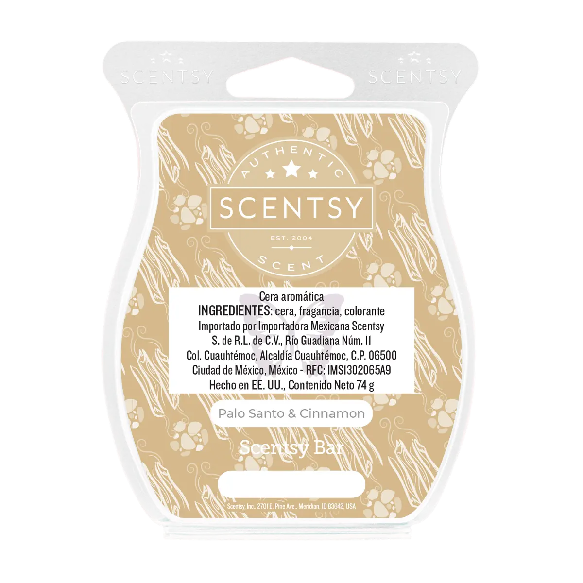 Barra Scentsy Palo Santo & Cinnamon