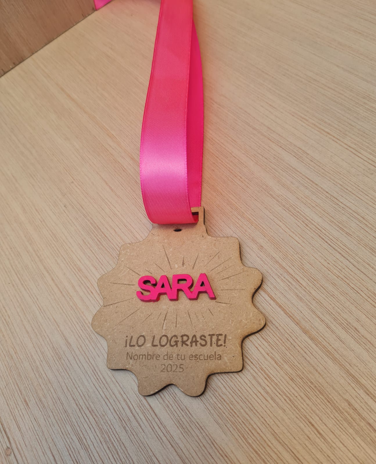 Medallas personalizadas - MDF - Para Graduados