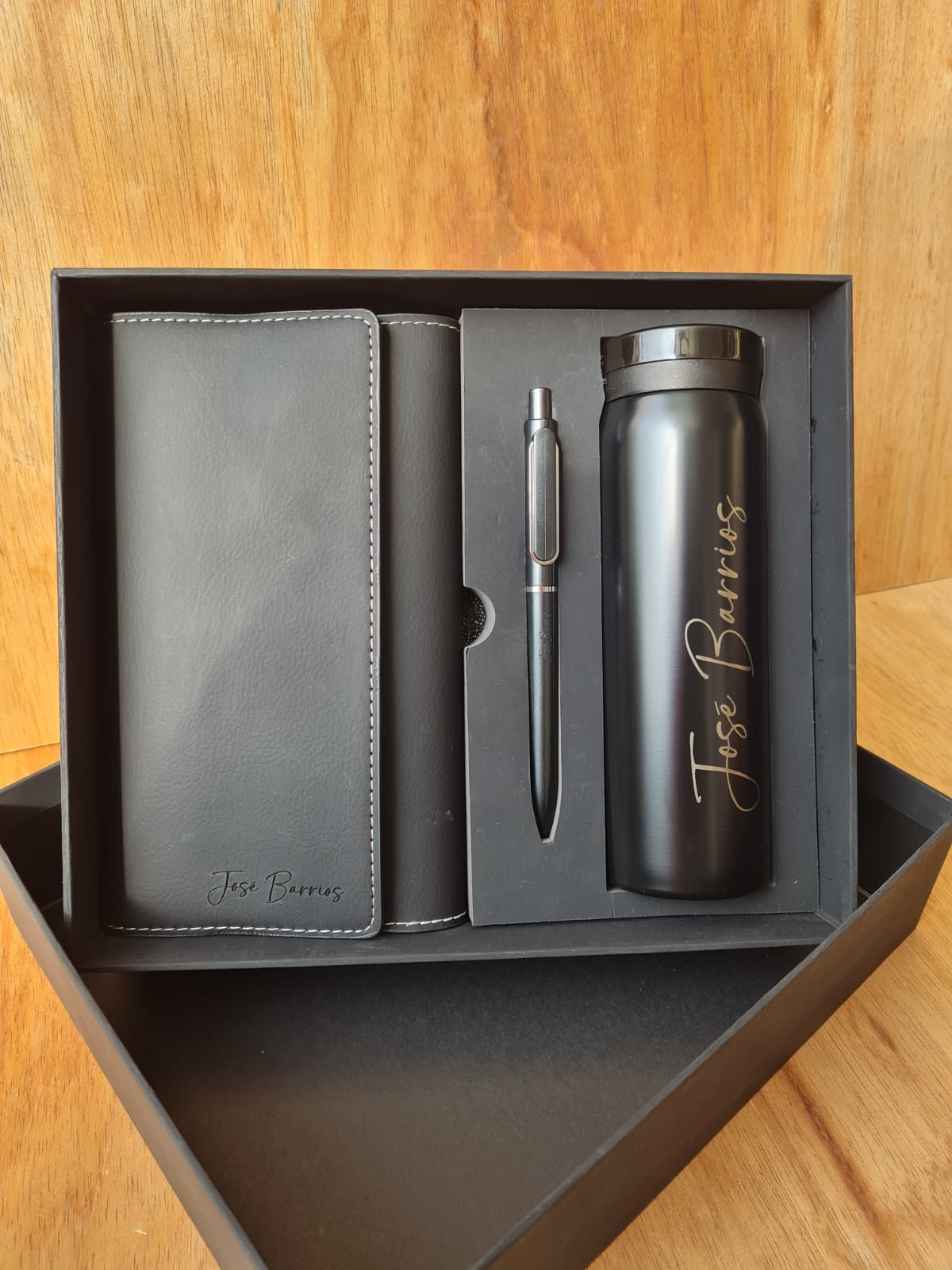 Set de regalo - termo-bolígrafo-libreta