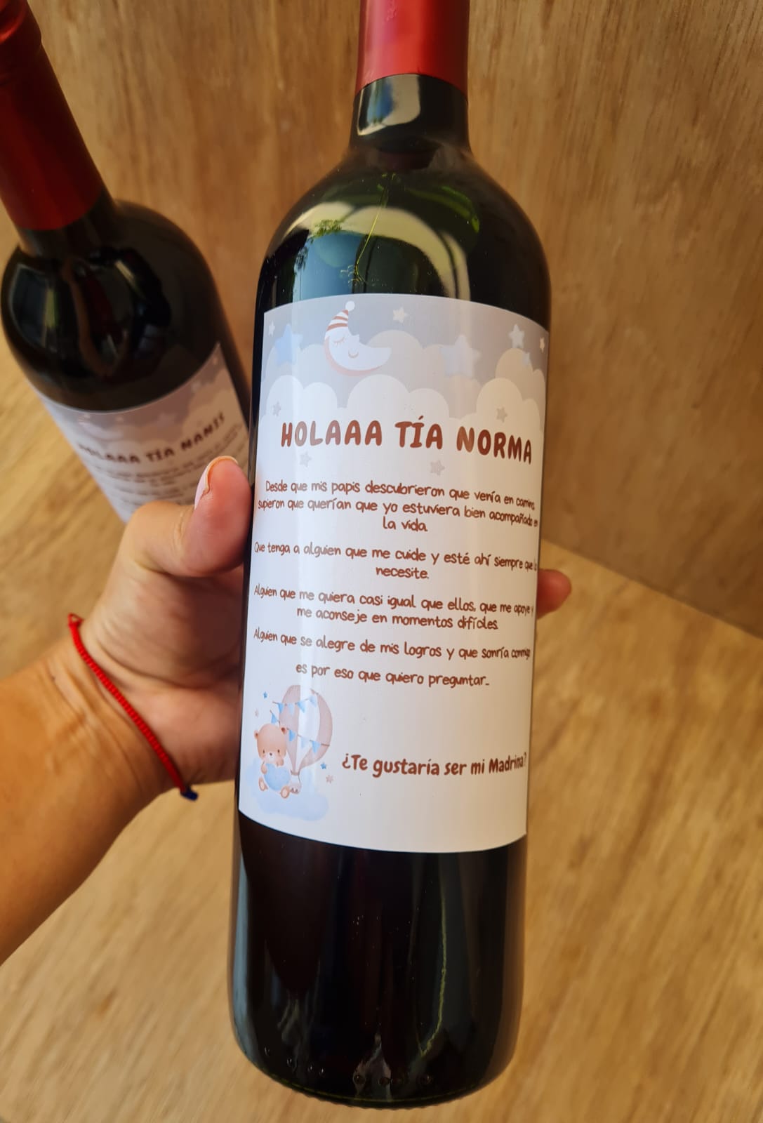 Botella de Vino - Personalizada