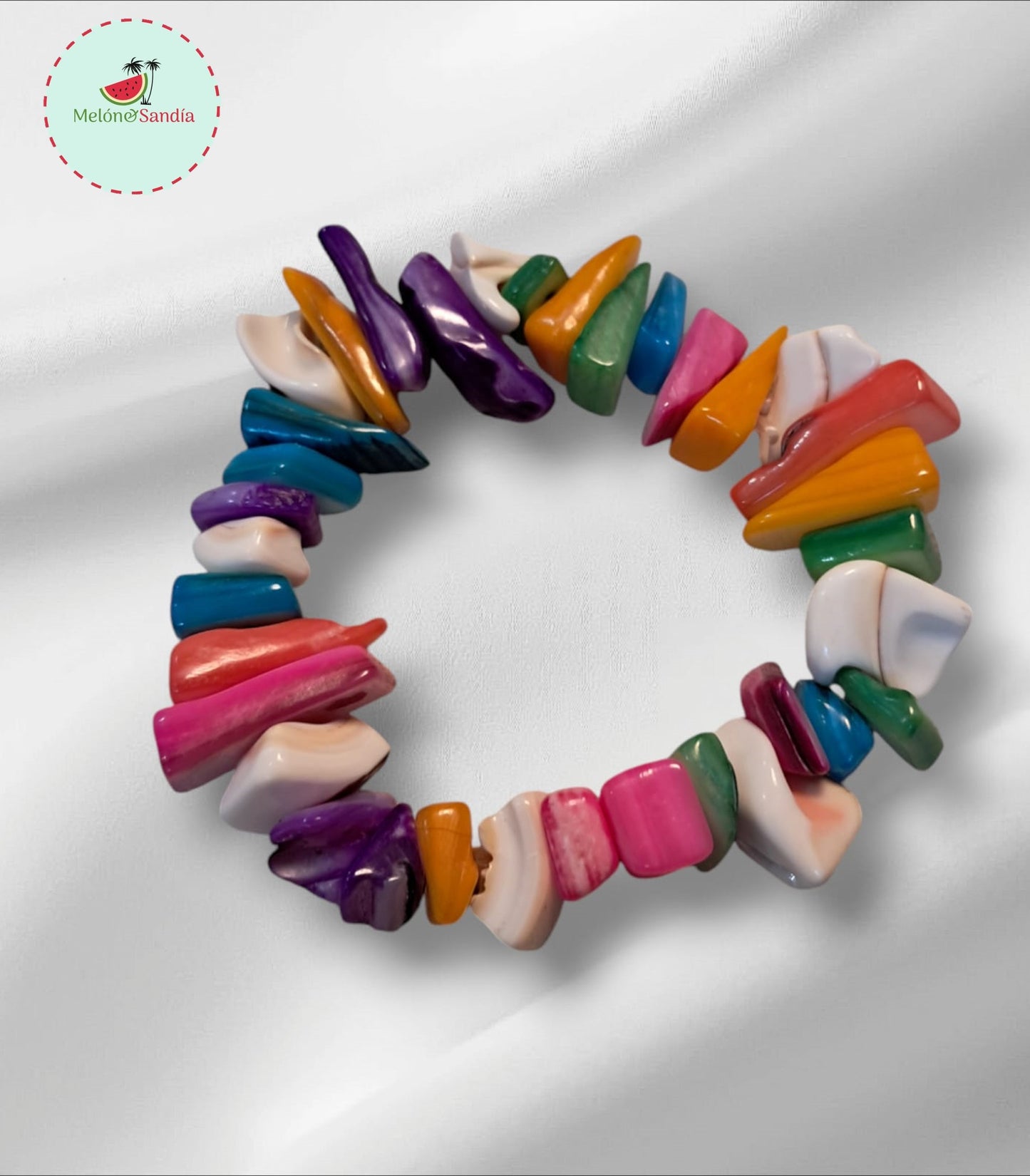 Pulsera Piedras Colores