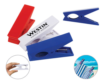 Pinza para sujetar tu toalla en la playa o alberca