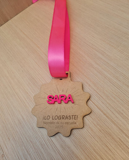 Medallas personalizadas - MDF - Para Graduados