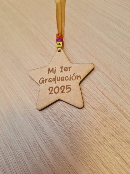 Medallas personalizadas - MDF - Para Graduados