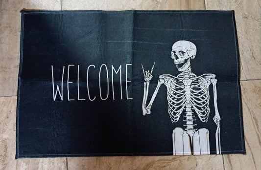 Tapete de Halloween con diseño de Calavera