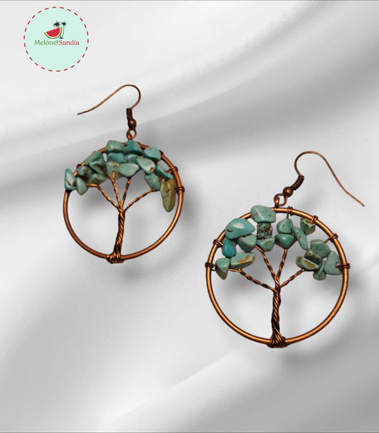 Aretes Árbol de La Vida