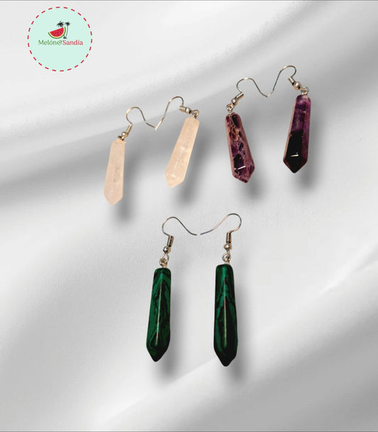 Aretes Cuarzos